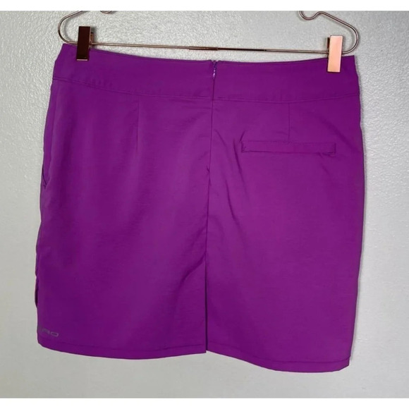 ZERORESTRICTION Womens Workout Training Tennis Palmer Skirt Skort Purple Sz 4 - Picture 2 of 10